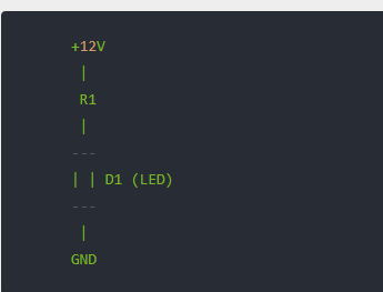 12V汽车电池电压指示器电路 12V汽车电池电压指示器电路